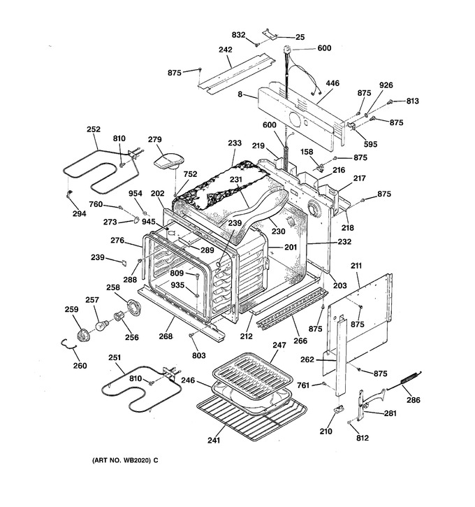 Diagram for JMS08BW2WH