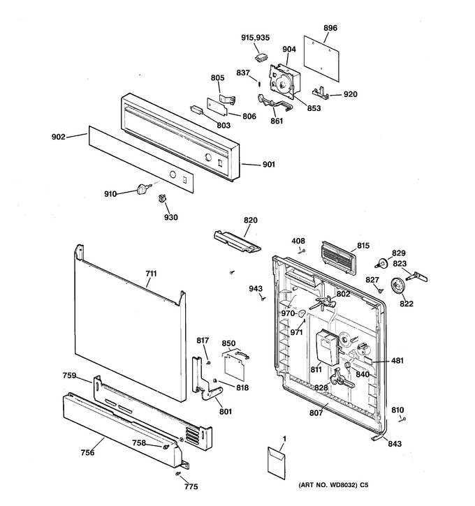Diagram for HDA2000Z01WH