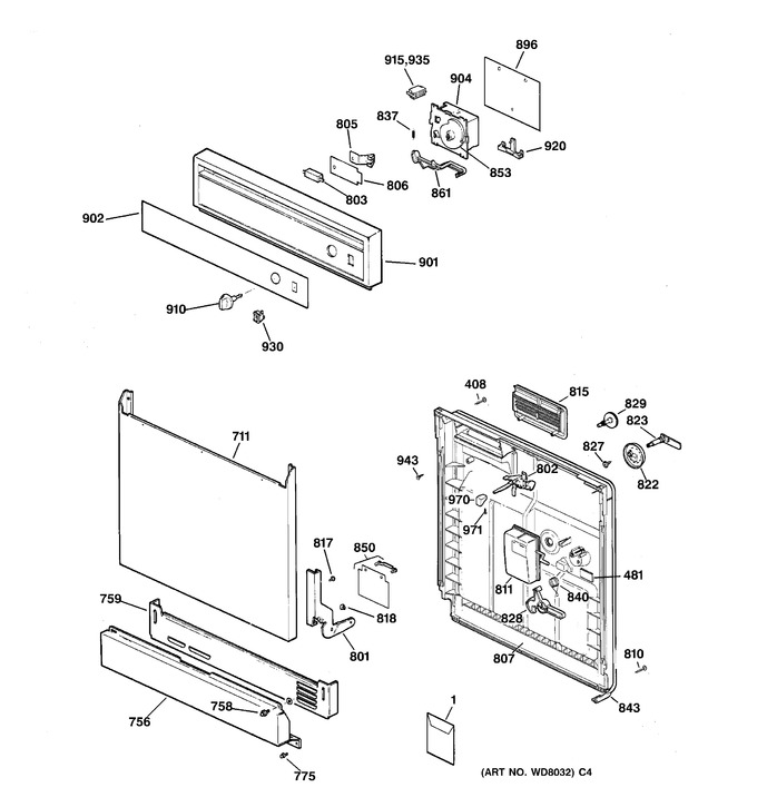 Diagram for HDA1100Z01WH