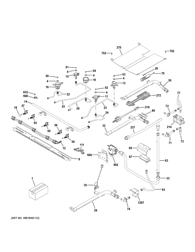 Diagram for JGB860DEJ5WW