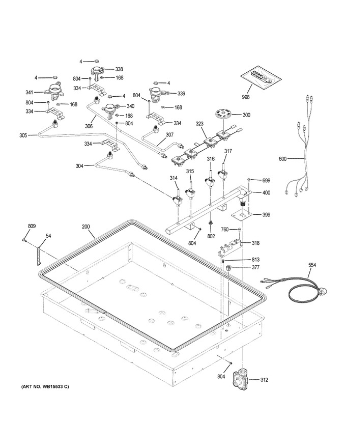 Diagram for JGP3030DL1WW