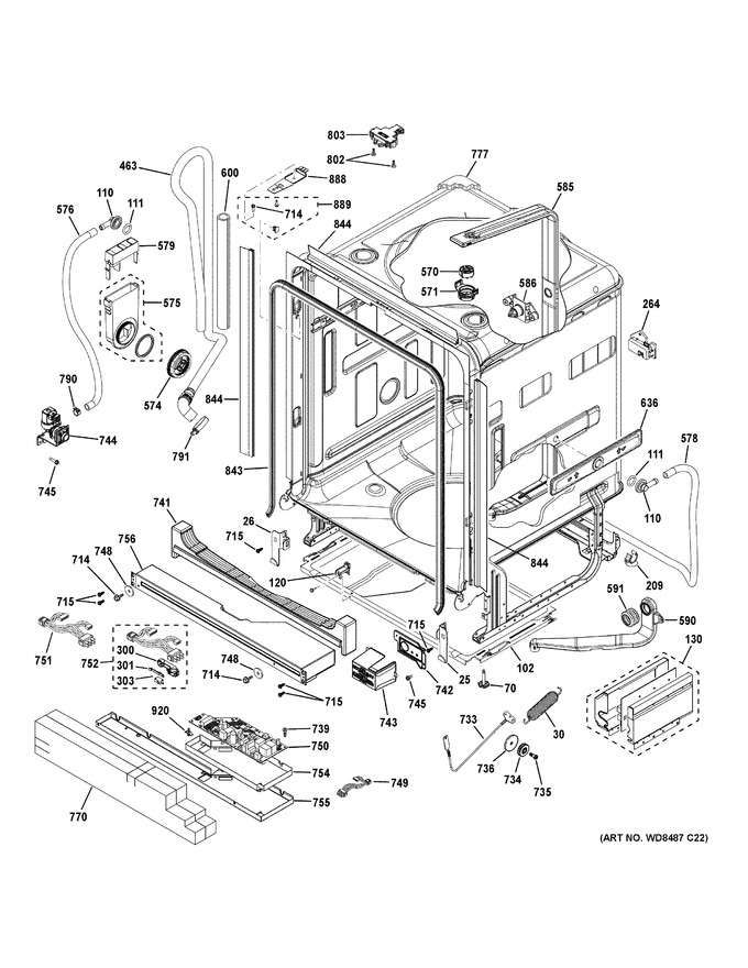 Diagram for PDT855SBL2TS