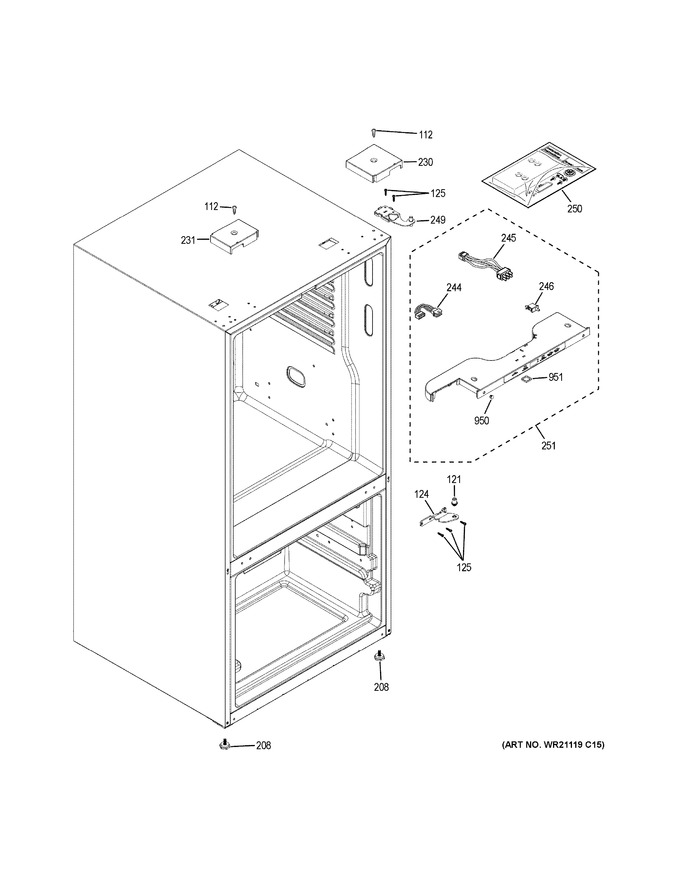 Diagram for GDE21EGKFRWW