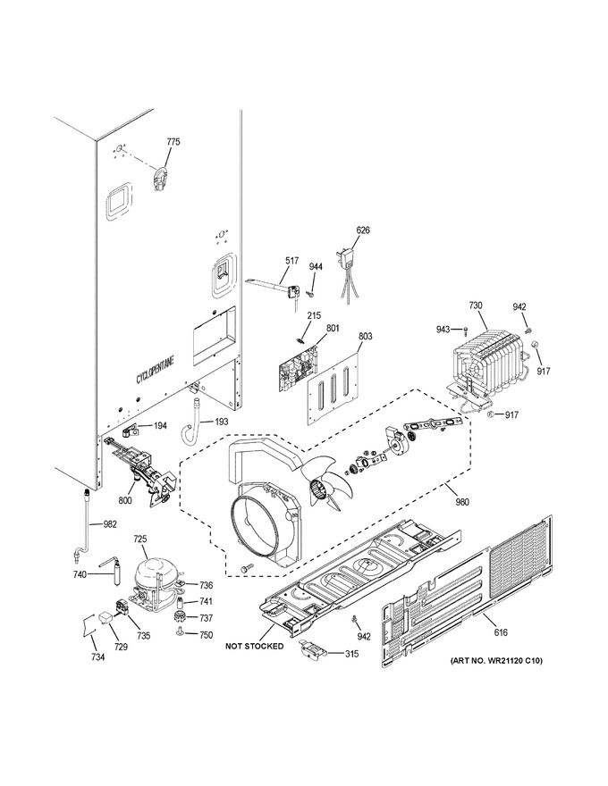Diagram for GWE19JSLAFSS