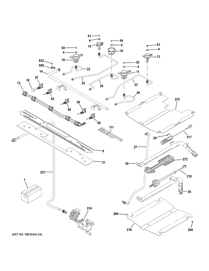 Diagram for JGB660FEJ1DS