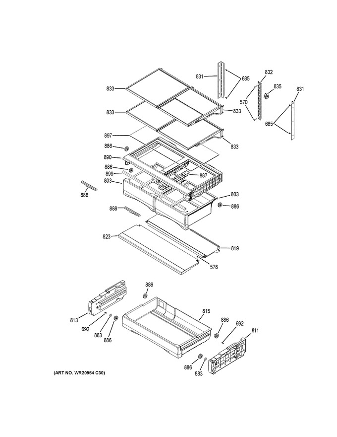 Diagram for GFE26GMKJES