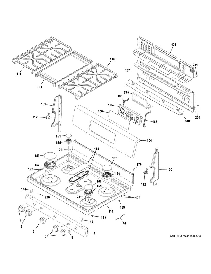 Diagram for JGB700FEJ2DS