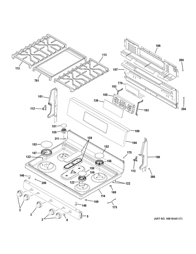 Diagram for JGB700SEJ5SS