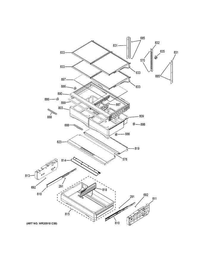 Diagram for GFD28GMLKES