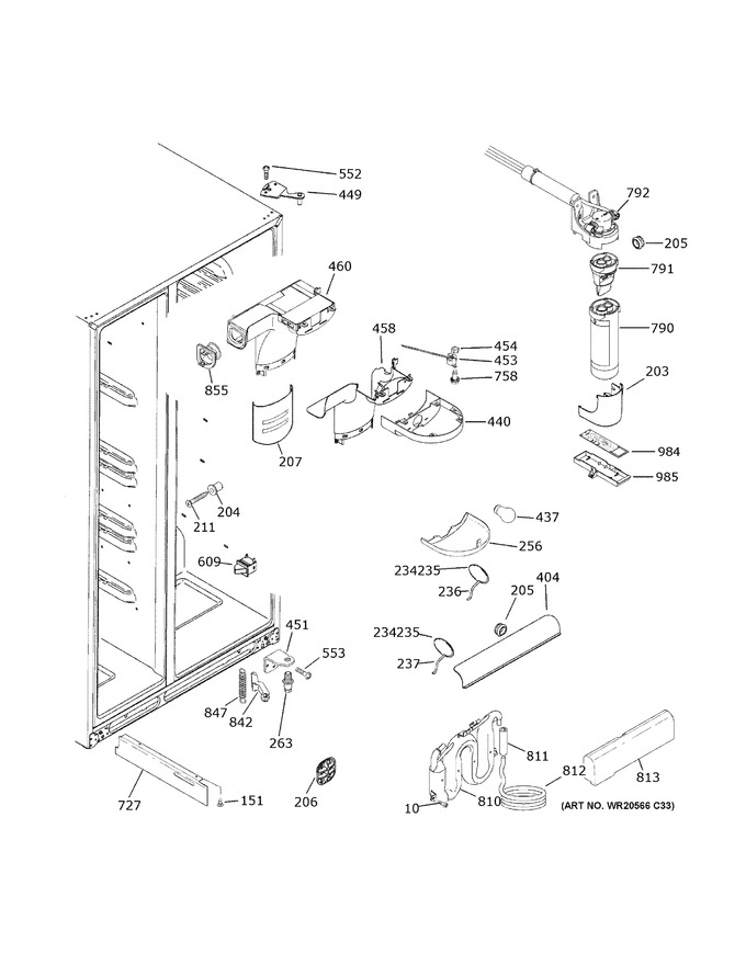 Diagram for GSS25CGHWCBB