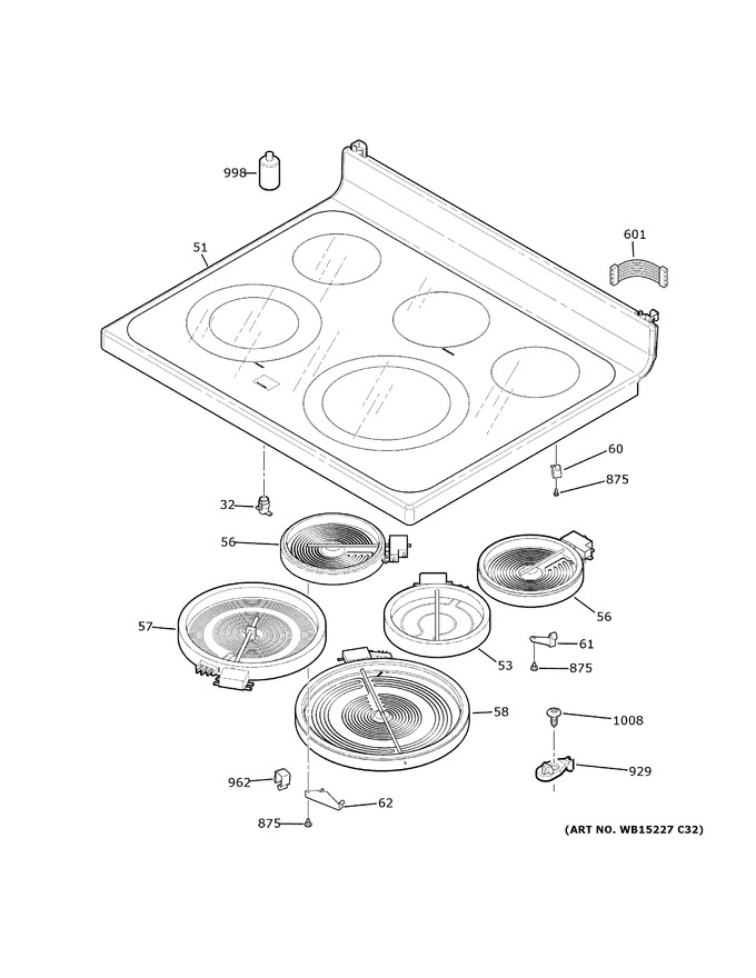 Diagram for JB655EKBES