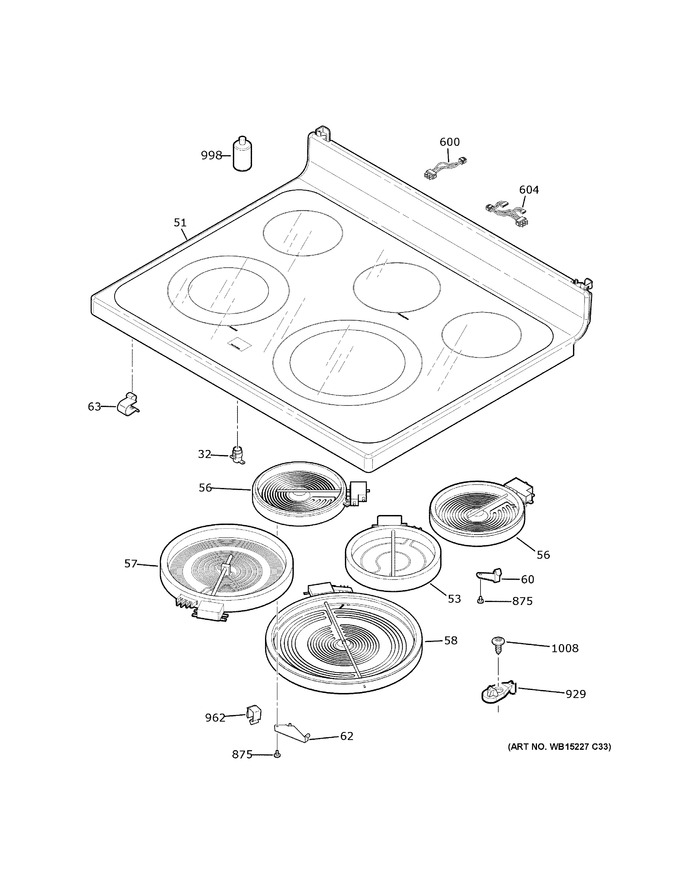 Diagram for JB735DP4WW