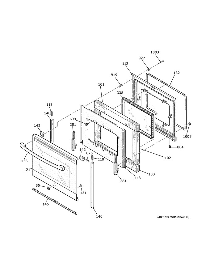 Diagram for JS645EL8ES