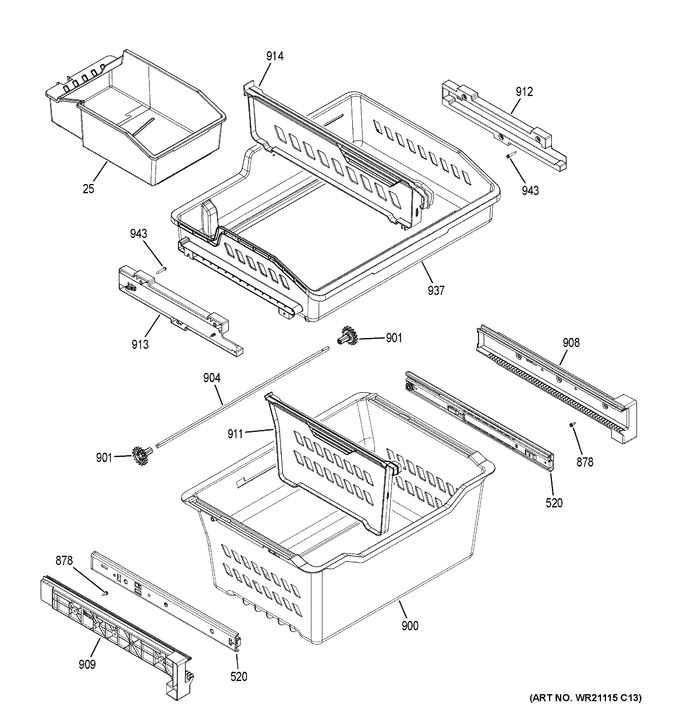Diagram for XNE25JSKWFSS
