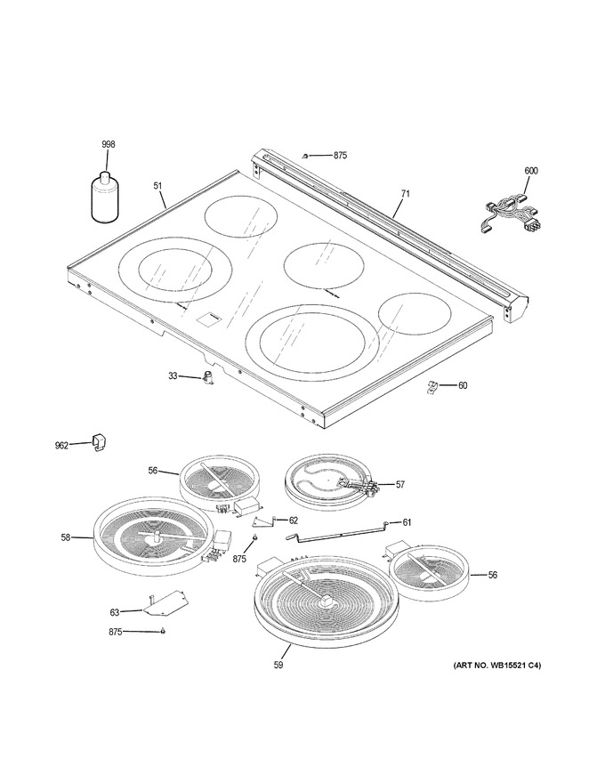 Diagram for JS760FP6DS