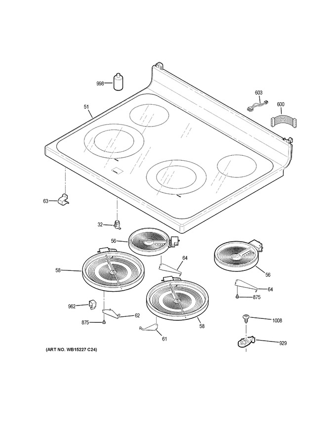Diagram for JB645DKAWW
