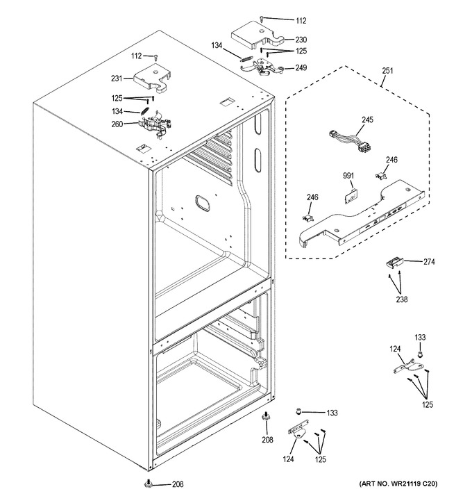 Diagram for GFE26JMMXFES