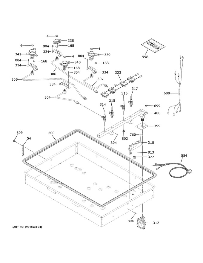 Diagram for JGP3030SL3SS
