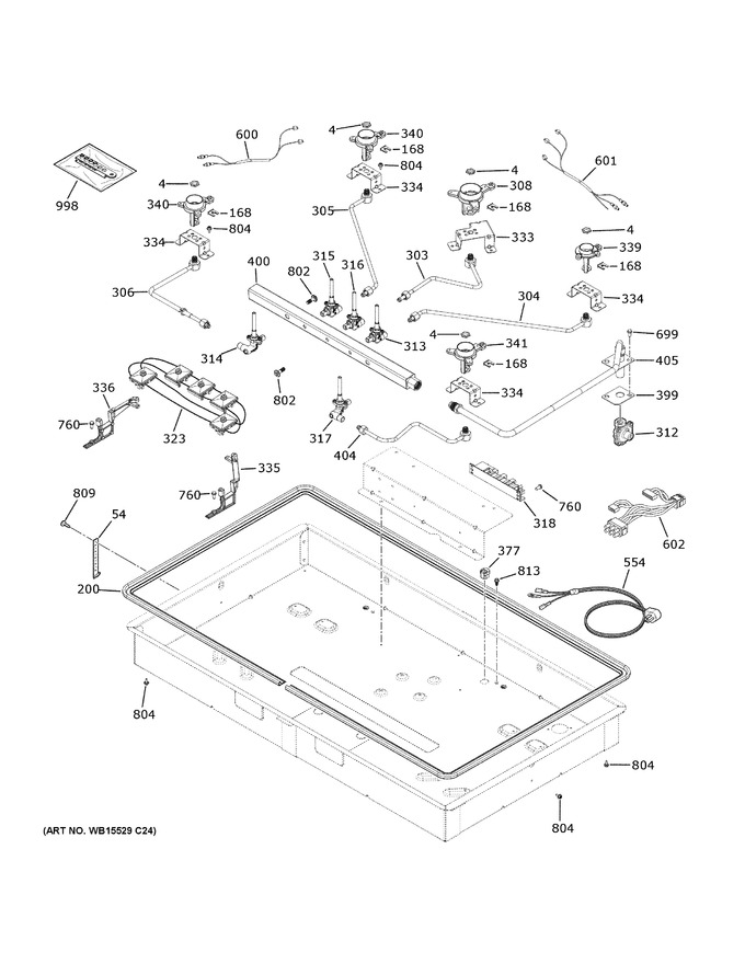 Diagram for JGP5030SL4SS