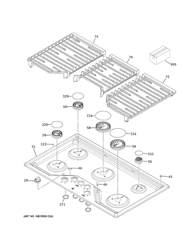 Diagram for JGP5036SL4SS
