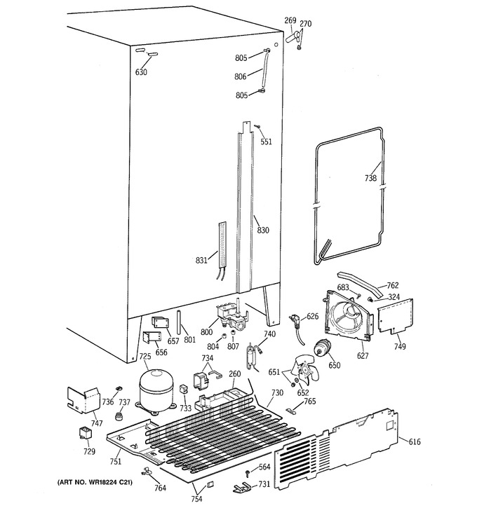 Diagram for CSK27PFXDWW