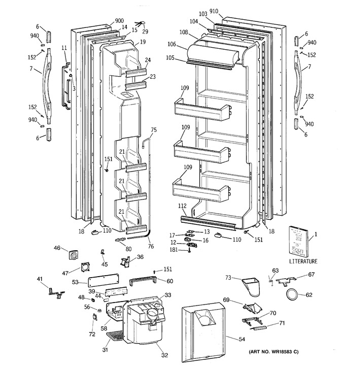 Diagram for CSX22GRBBWW