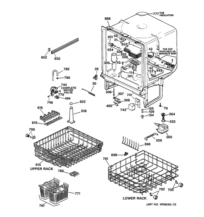 Diagram for GSD3930C05WW