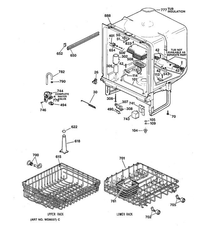 Diagram for HDA3230Z05WW