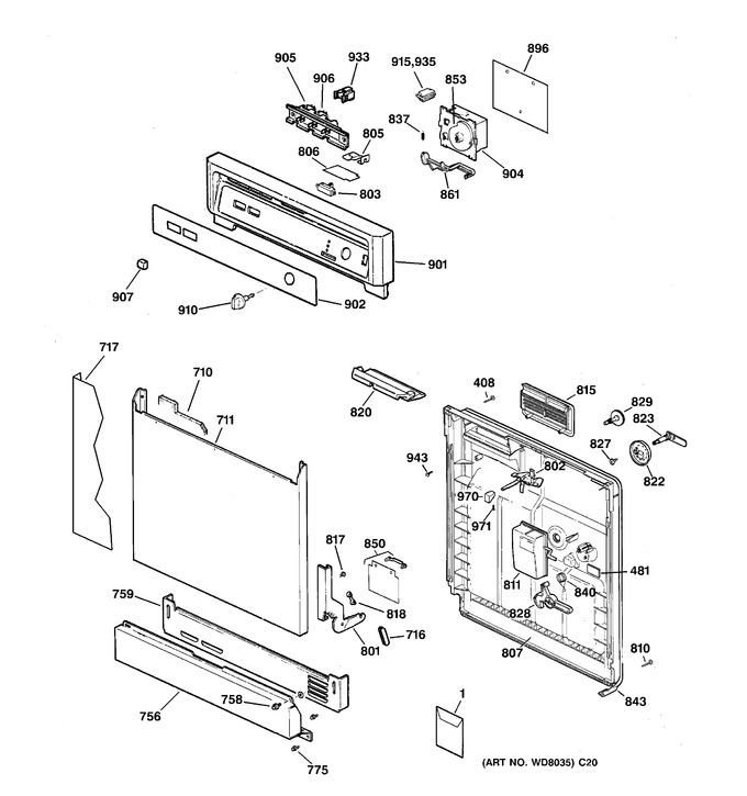 Diagram for GSM2100ZZ3WH