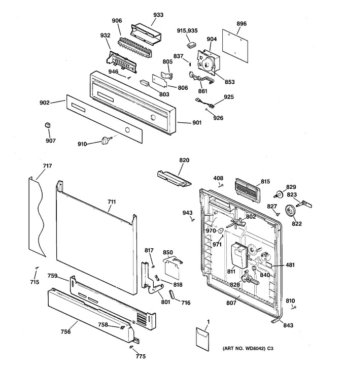 Diagram for HDA3430Z07WW