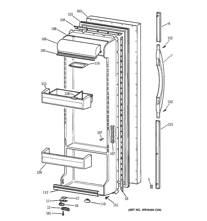 Diagram for TFX26QPDAWW