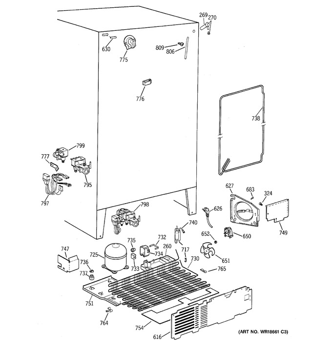 Diagram for TFX26QPDAWW