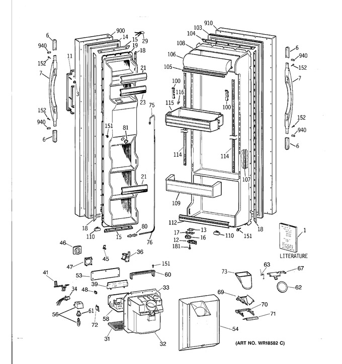 Diagram for CSX25GPCGWW