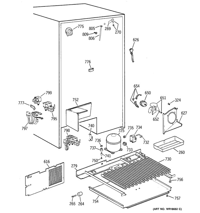 Diagram for TFX28PPCGWW