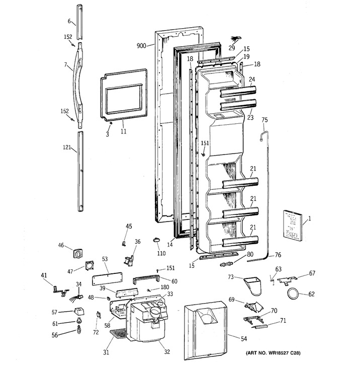 Diagram for TFX22ZPBGWW