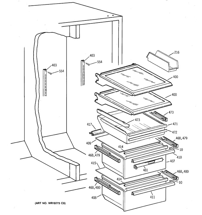 Diagram for TFX22ZPBGWW