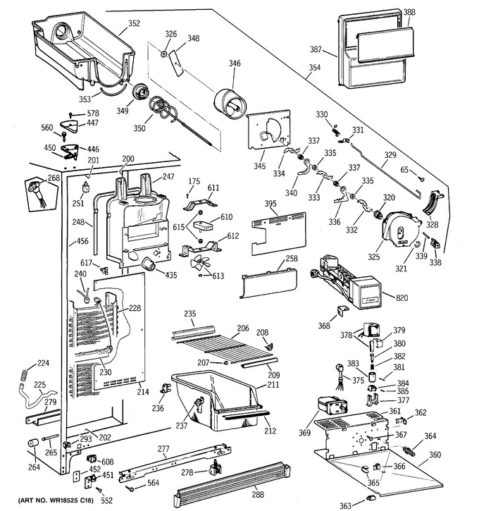 Diagram for TFX25CPCGWW