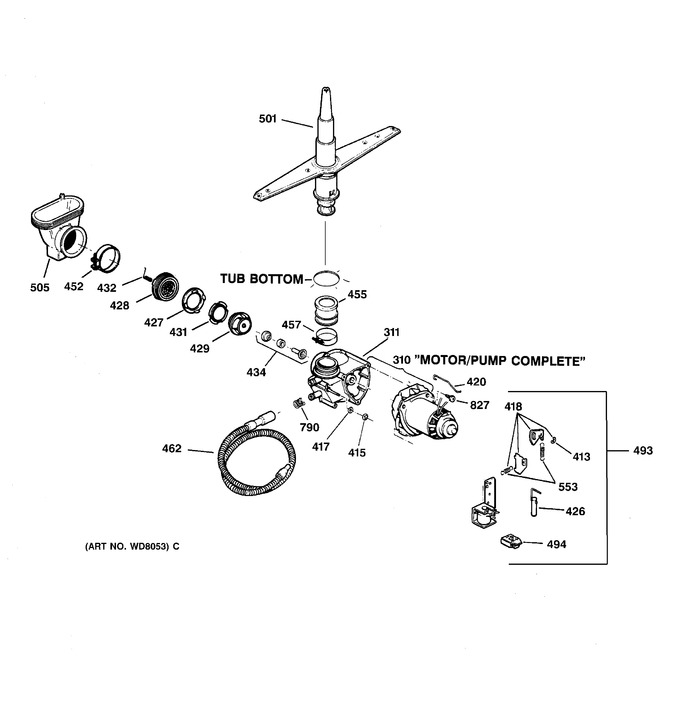 Diagram for GSD2230Z07WW