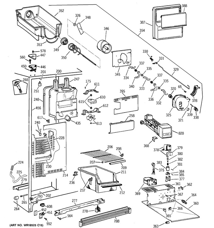 Diagram for TFX25JPCGWW