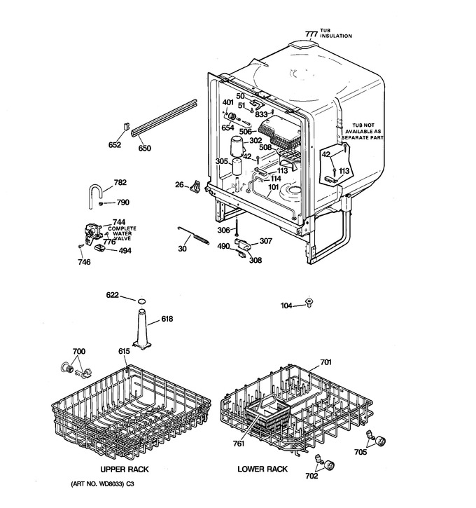 Diagram for GSC3230Z03WW
