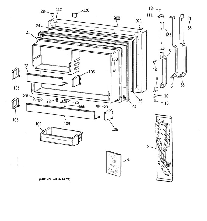 Diagram for CTG25GADARWW