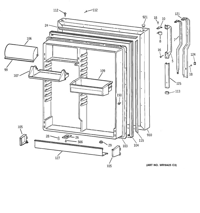 Diagram for CTG25GADARWW