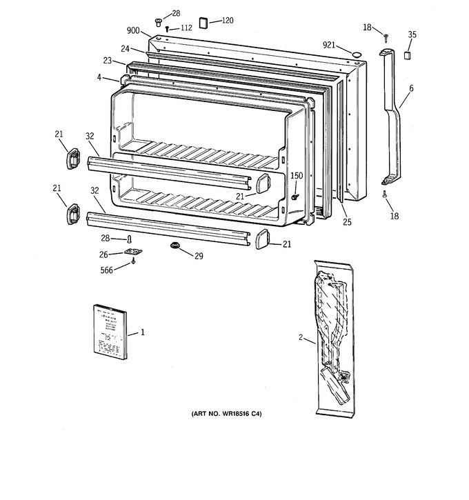 Diagram for TBG21IADARWW