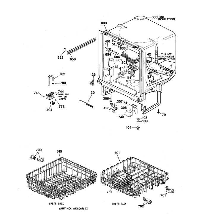 Diagram for GSD2230F00WW