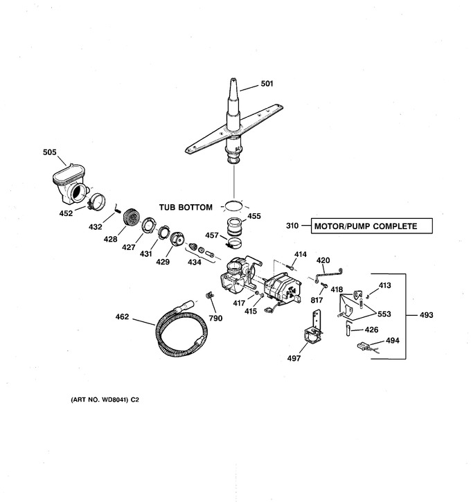 Diagram for GSD2230F00WW