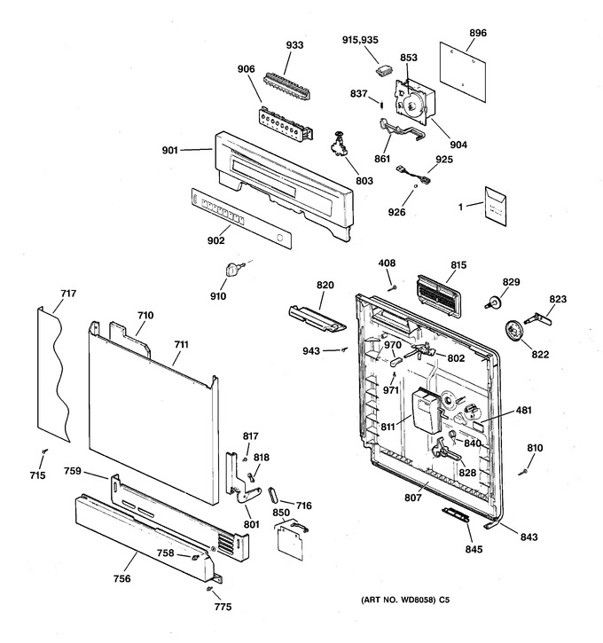 Diagram for GSD3735F00WW