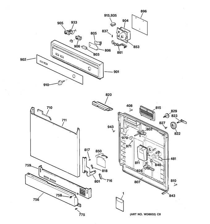 Diagram for GSD2221F00BB