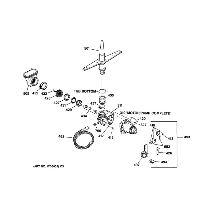 Diagram for GSD3330C05WW
