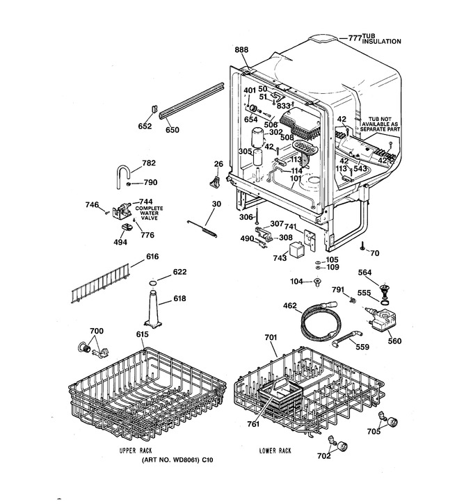 Diagram for HDA3200F00WW