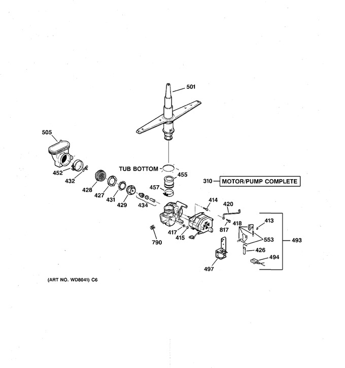 Diagram for GSD3630F00WW